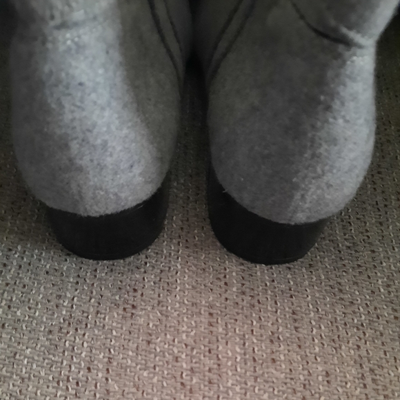 Nine west knee high gray zip up boots size 7.5 - Picture 5 of 6